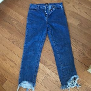 BDG button up high waisted mom jeans